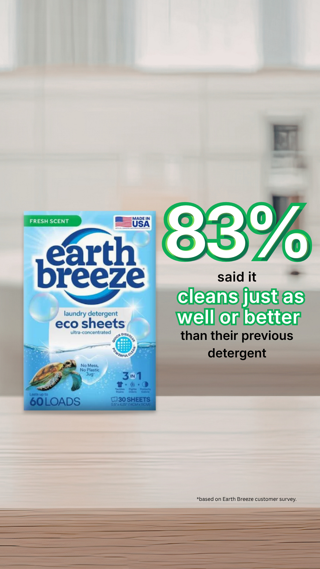 Earth Breeze Facebook ad