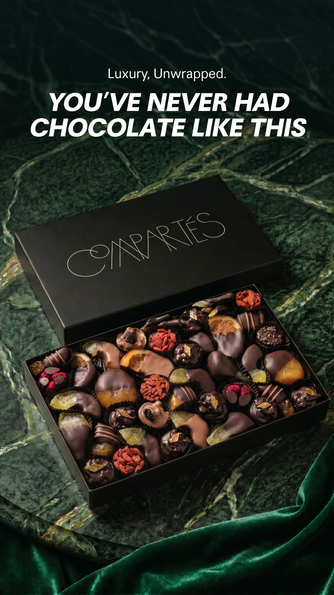 Compartes Chocolate Facebook ad