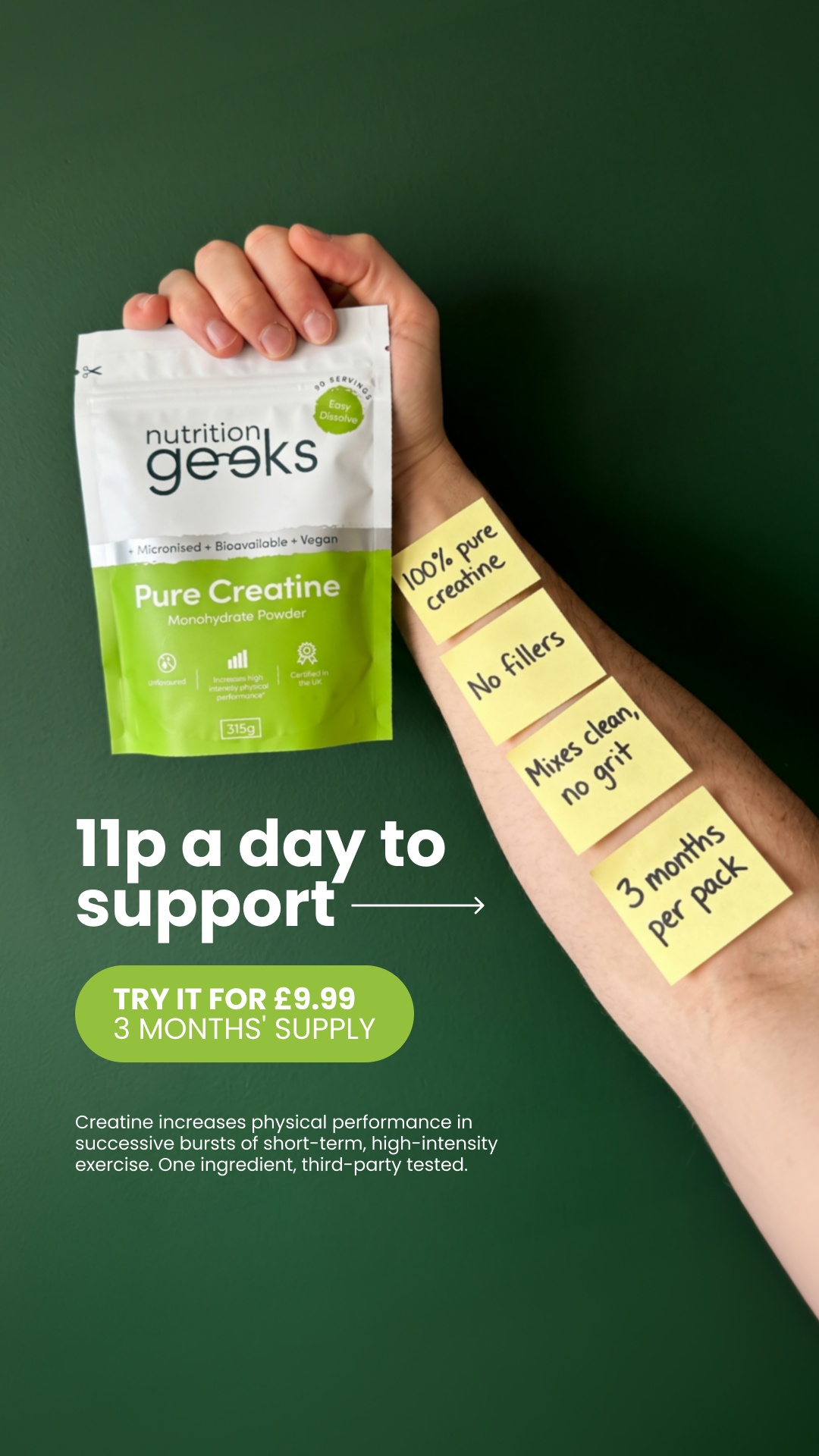 Nutrition Geeks Facebook ad