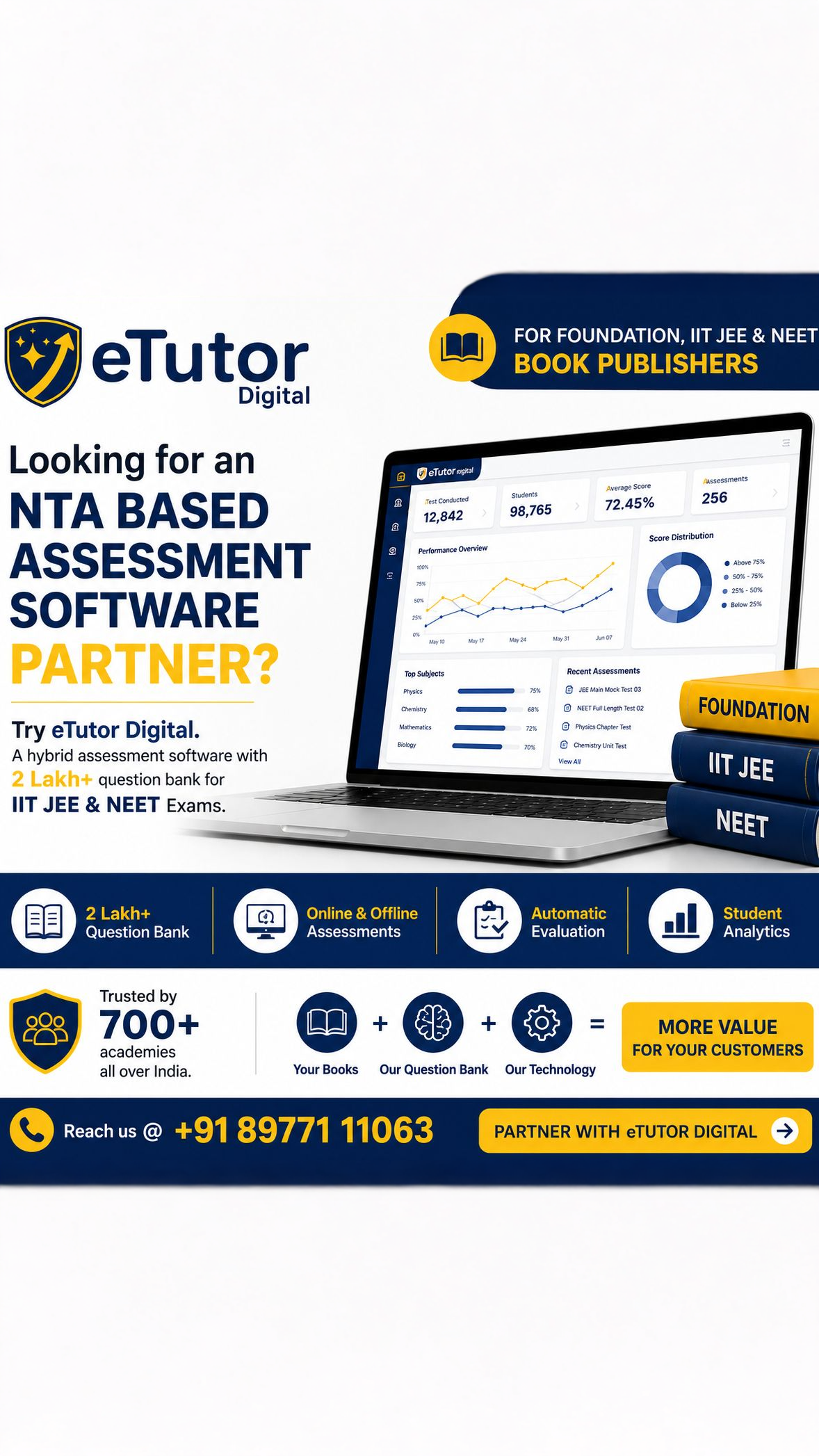 ETutor Facebook ad: Partner With eTutor Digital
