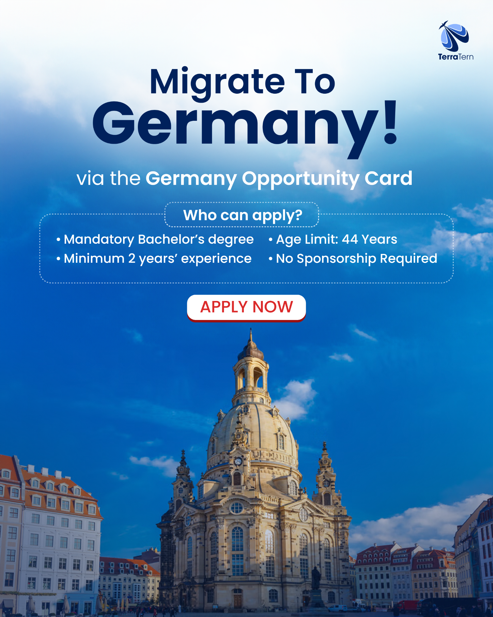 TerraTern- One Stop Solution to Global Mobility Services Facebook ad: Planning to Work in Germany?