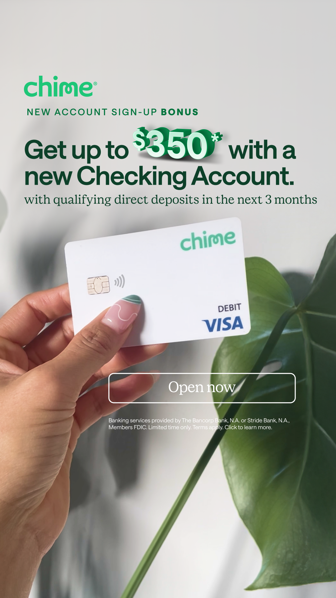 Chime Facebook ad