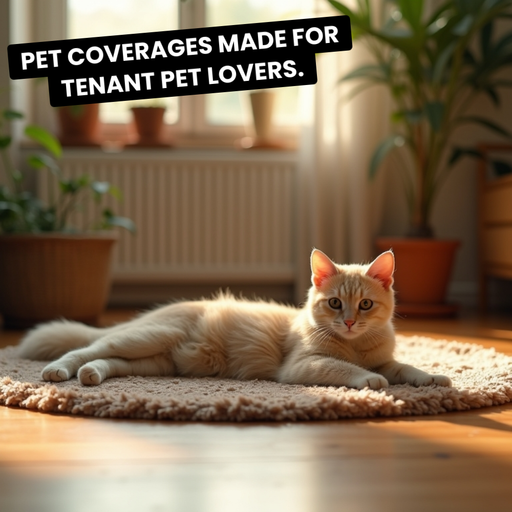 SearchConnect Zenith Facebook ad: Get Paw-Sitive Coverage! Explore Pet Insurance For Tenants.