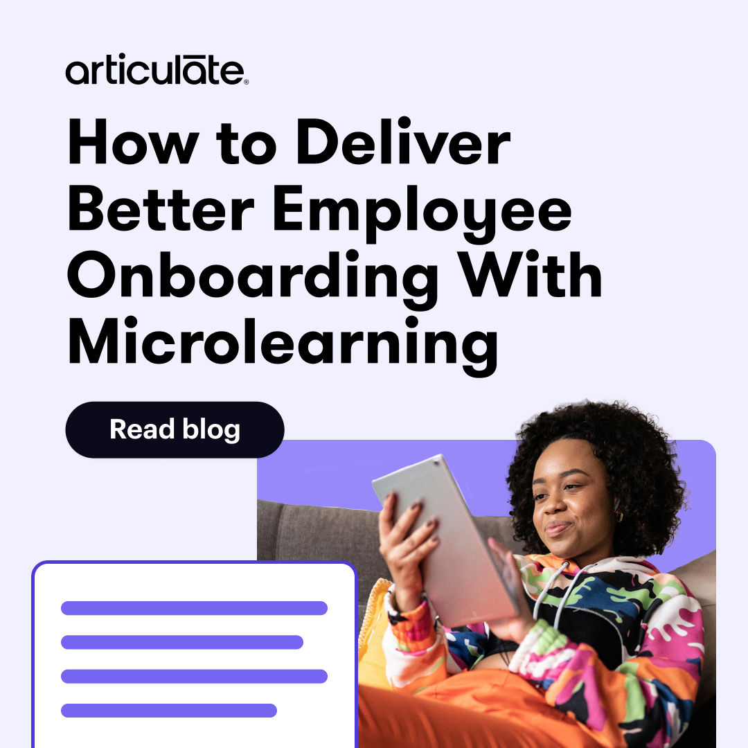 Articulate Facebook ad