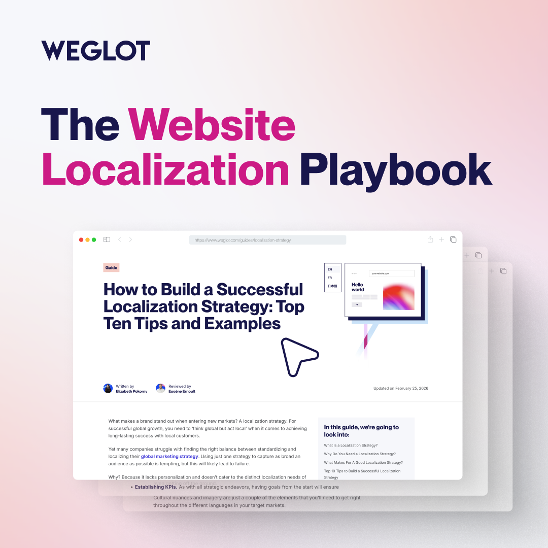 Weglot Facebook ad