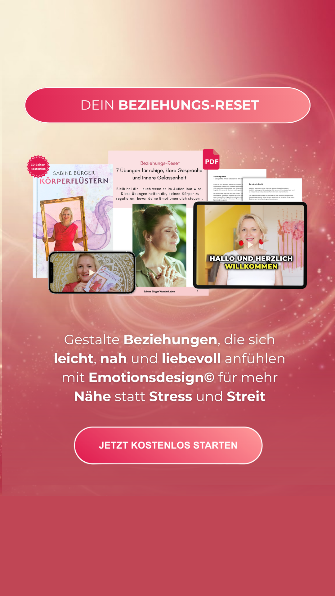Sabine Bürger Mentoring Facebook ad from May 3, 2026