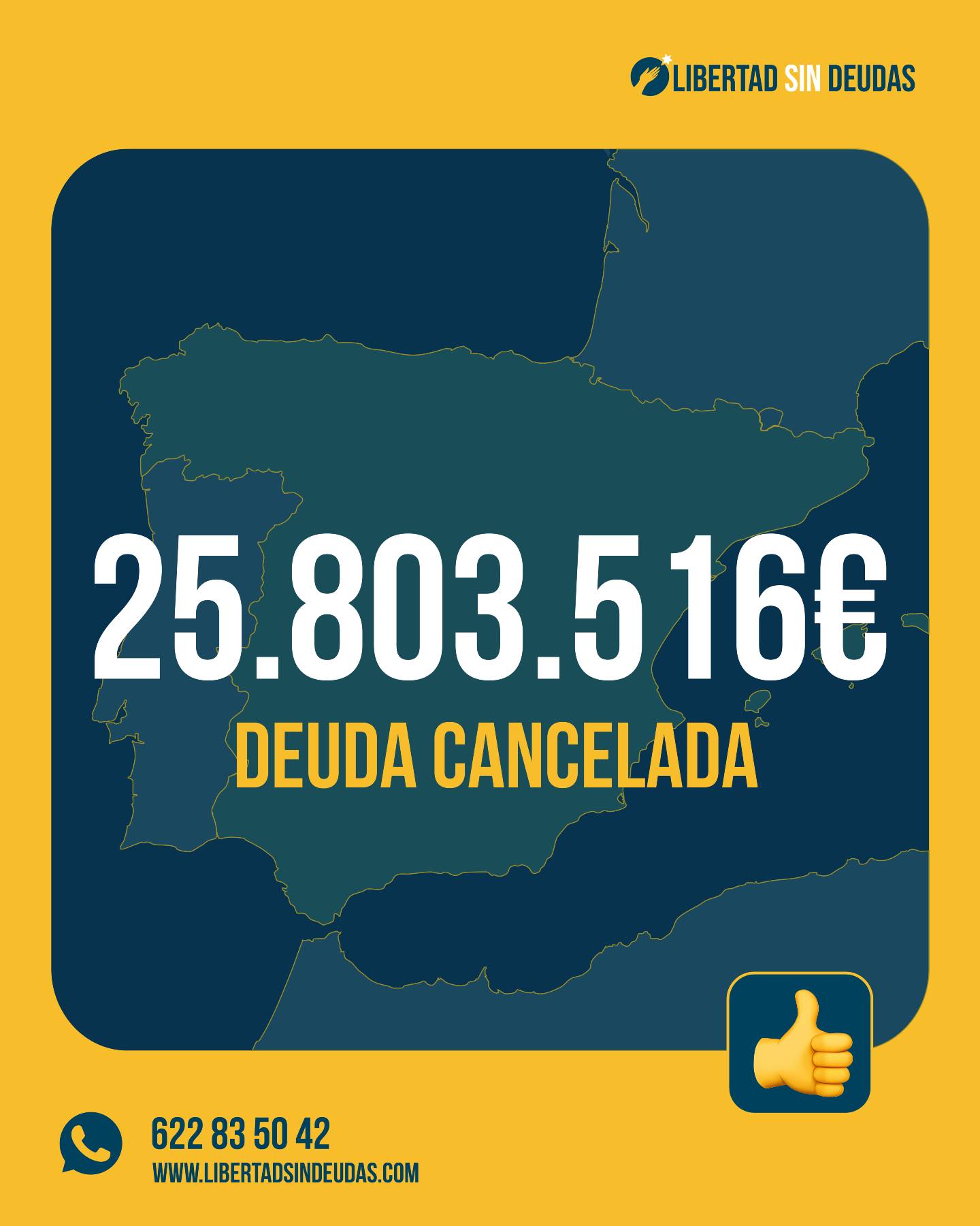 Libertad Sin Deudas Facebook ad: ¡MÁS DE 25 MILLONES DE EUROS CANCELADOS!