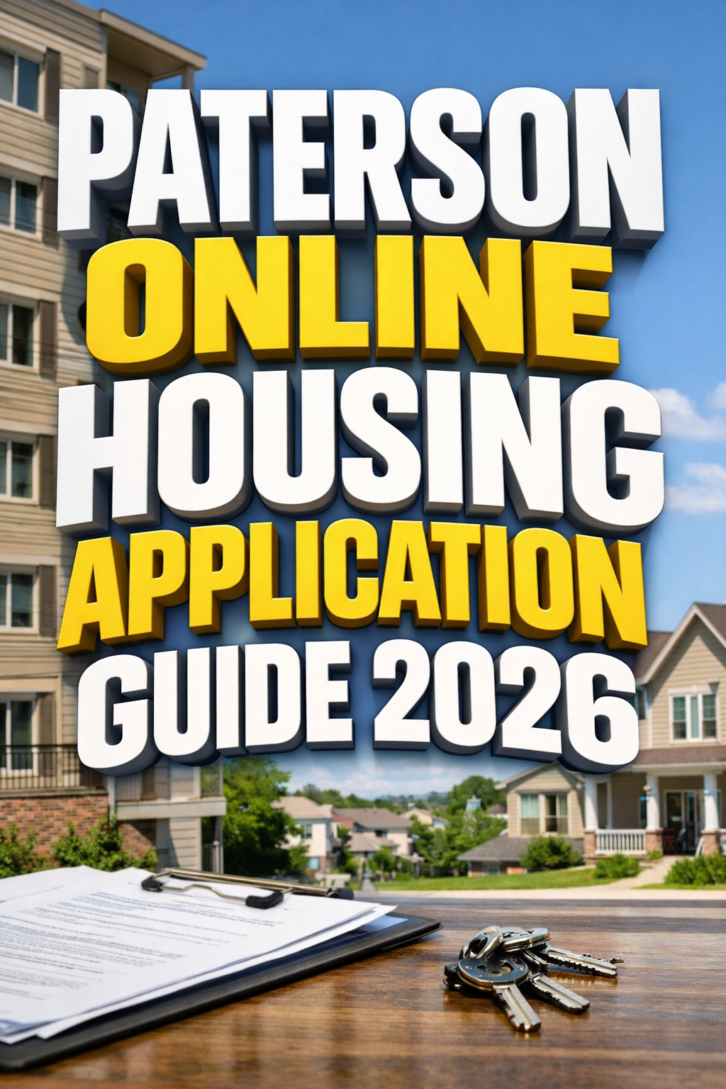 Main Street Muse Facebook ad: Paterson Online Housing Application Guide 2026