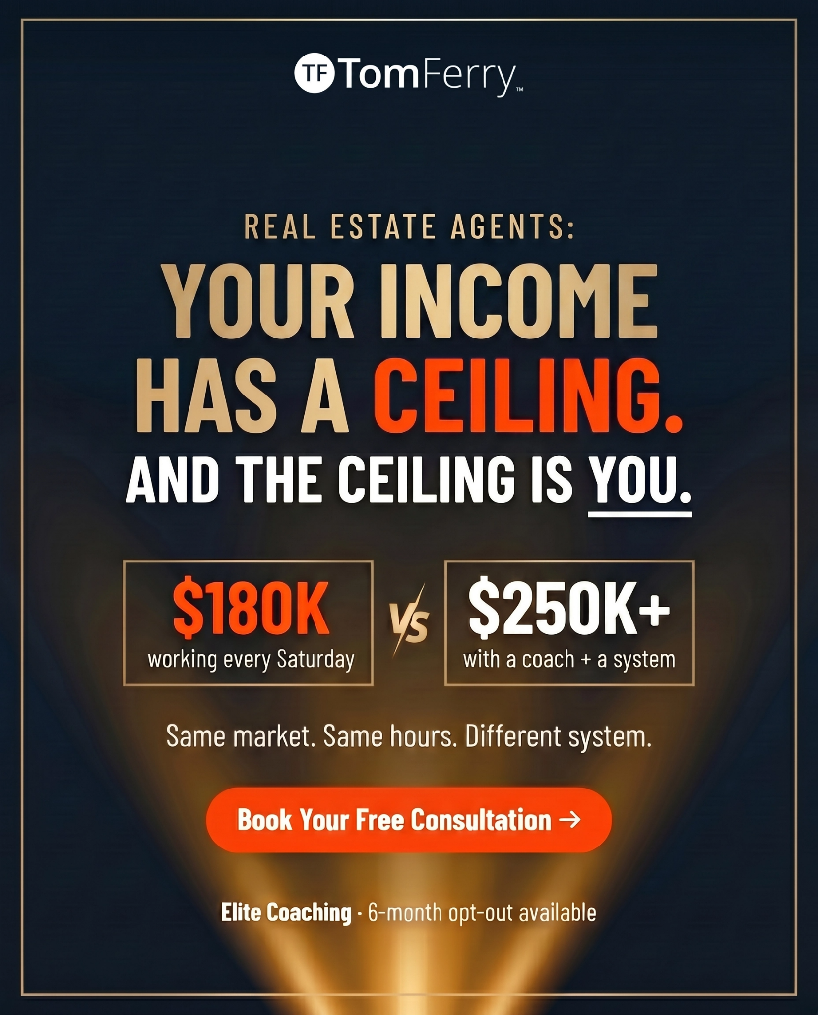 Tom Ferry Facebook ad