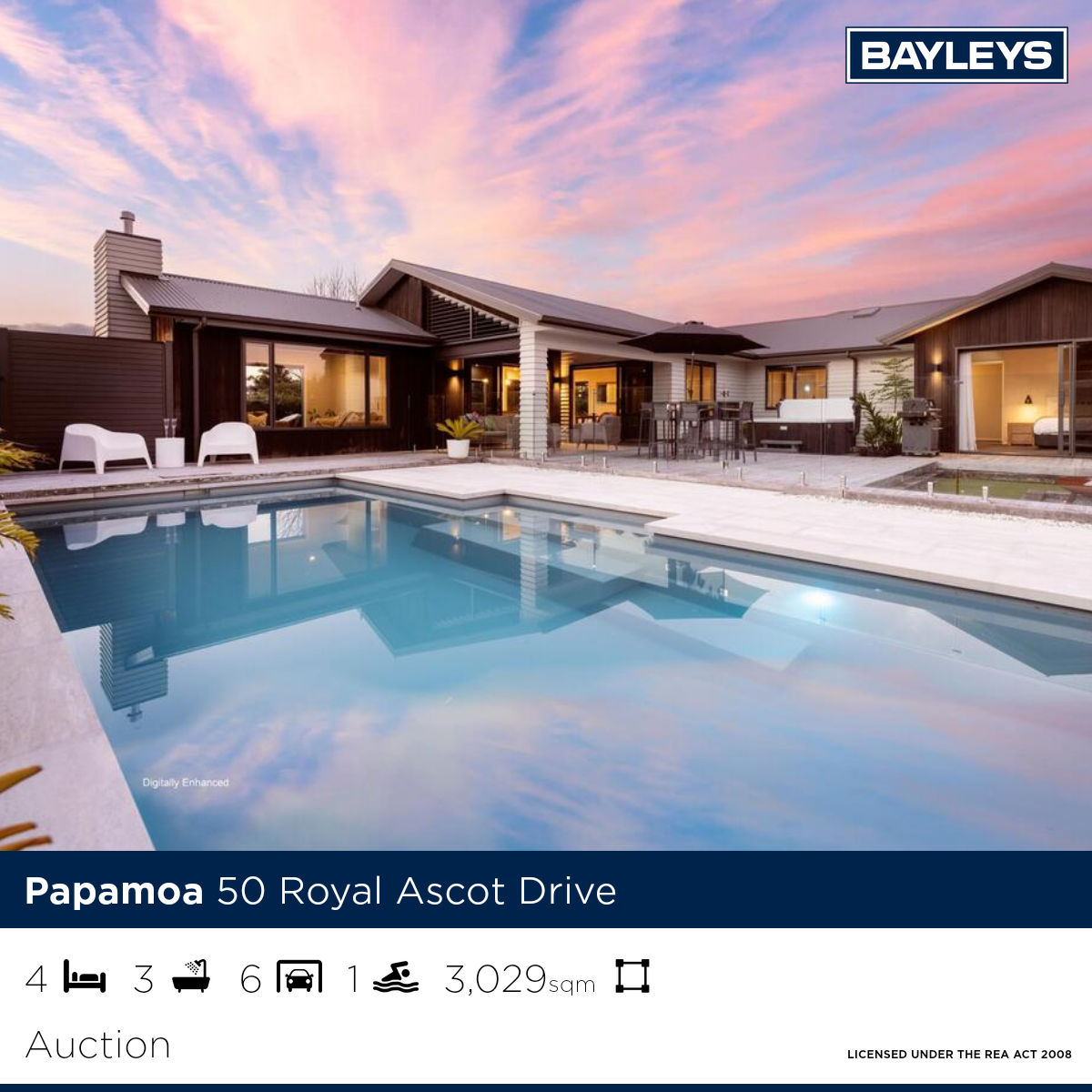 Angela and Nick Fleet - Bayleys Papamoa Facebook ad from Jul 5, 2026