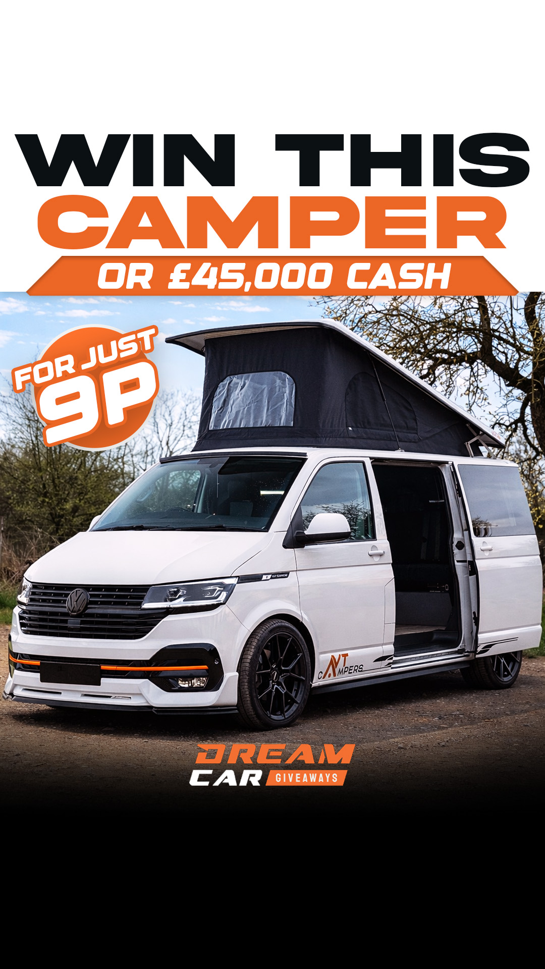 Dream Car Giveaways Facebook ad