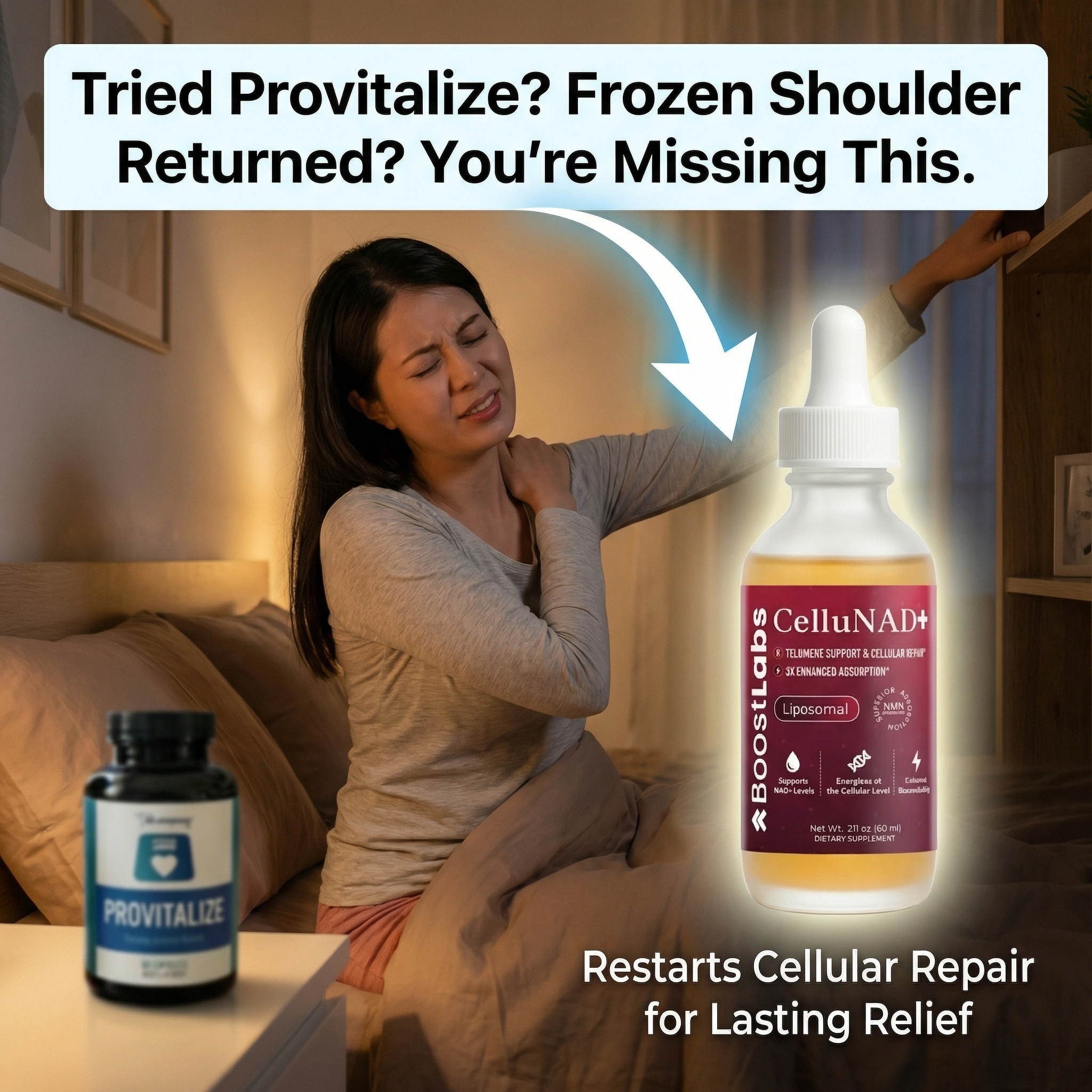 Sarah Mitchell Menopause Joint Expert Facebook ad