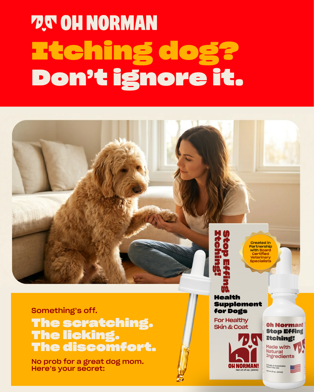Ohnorman Facebook ad