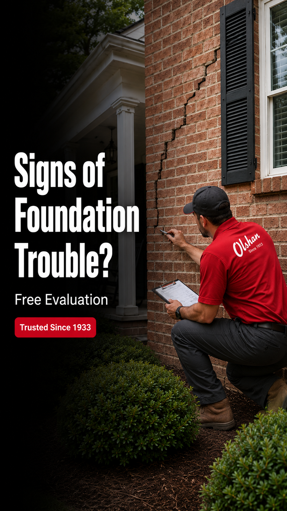 Olshan Foundation Repair Facebook ad