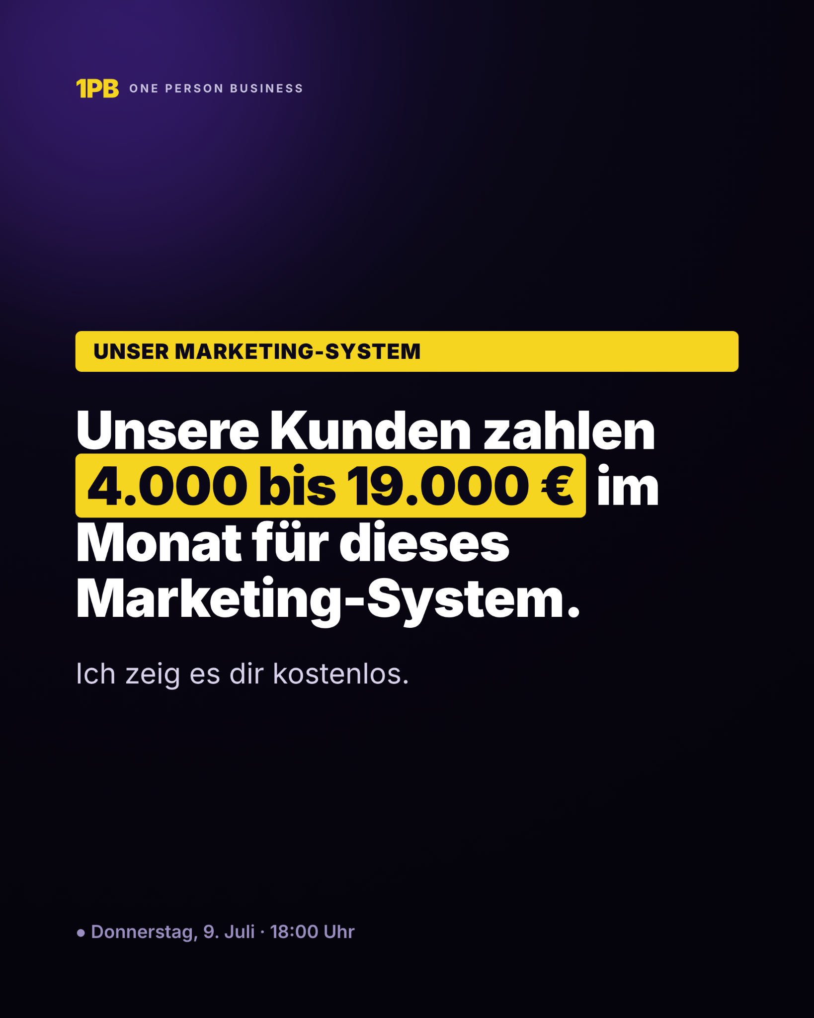 Speedscaling.de Facebook ad