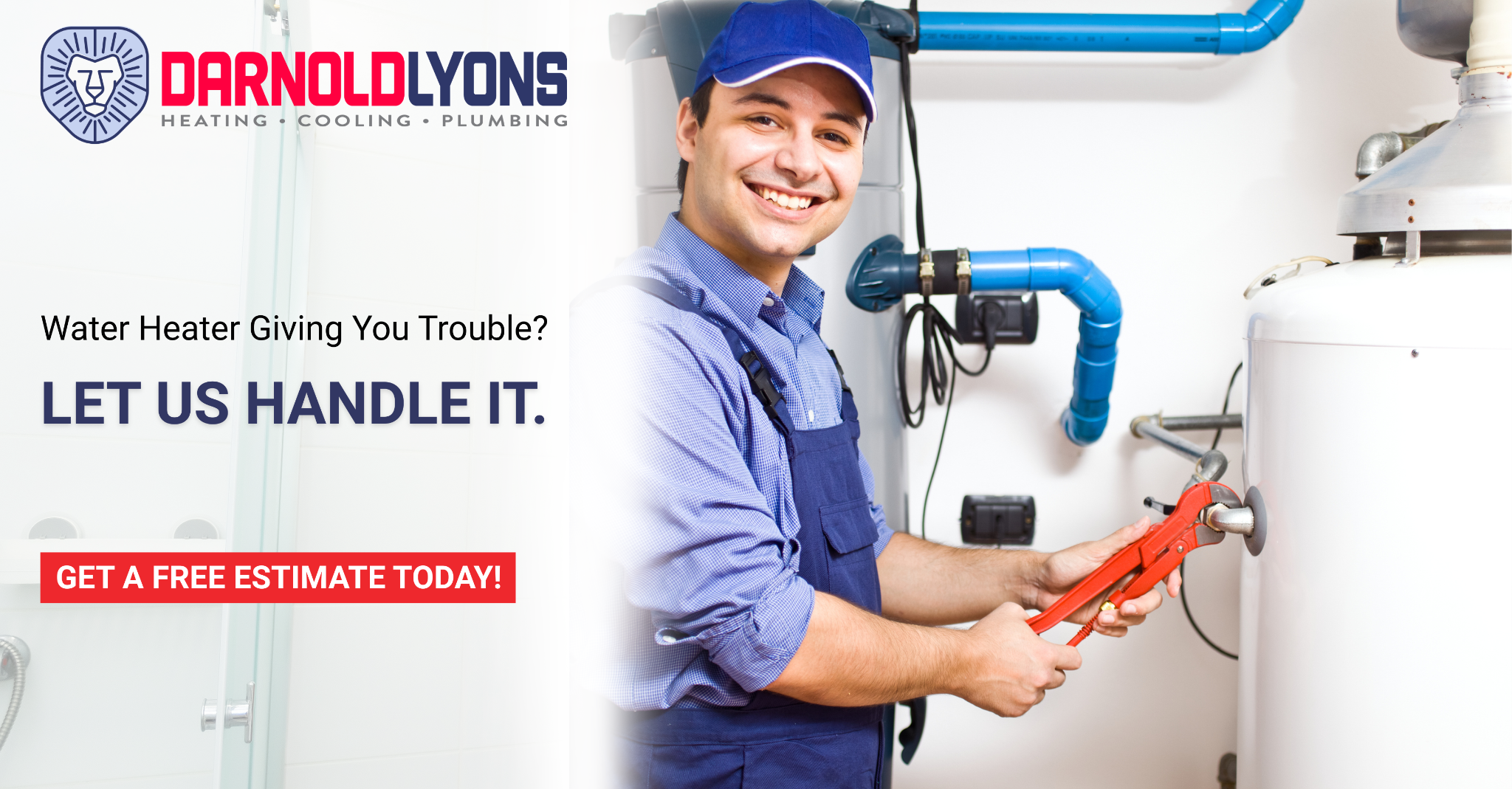 Darnold and Lyons Facebook ad: Got a Water Heater Problem?