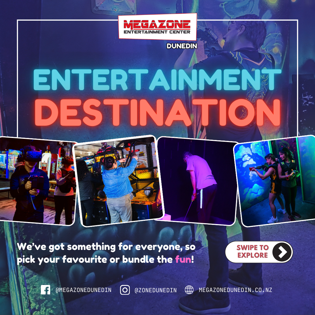 Megazone Entertainment Centre Facebook ad: Whether you're here for the glow-up, the gear-up…