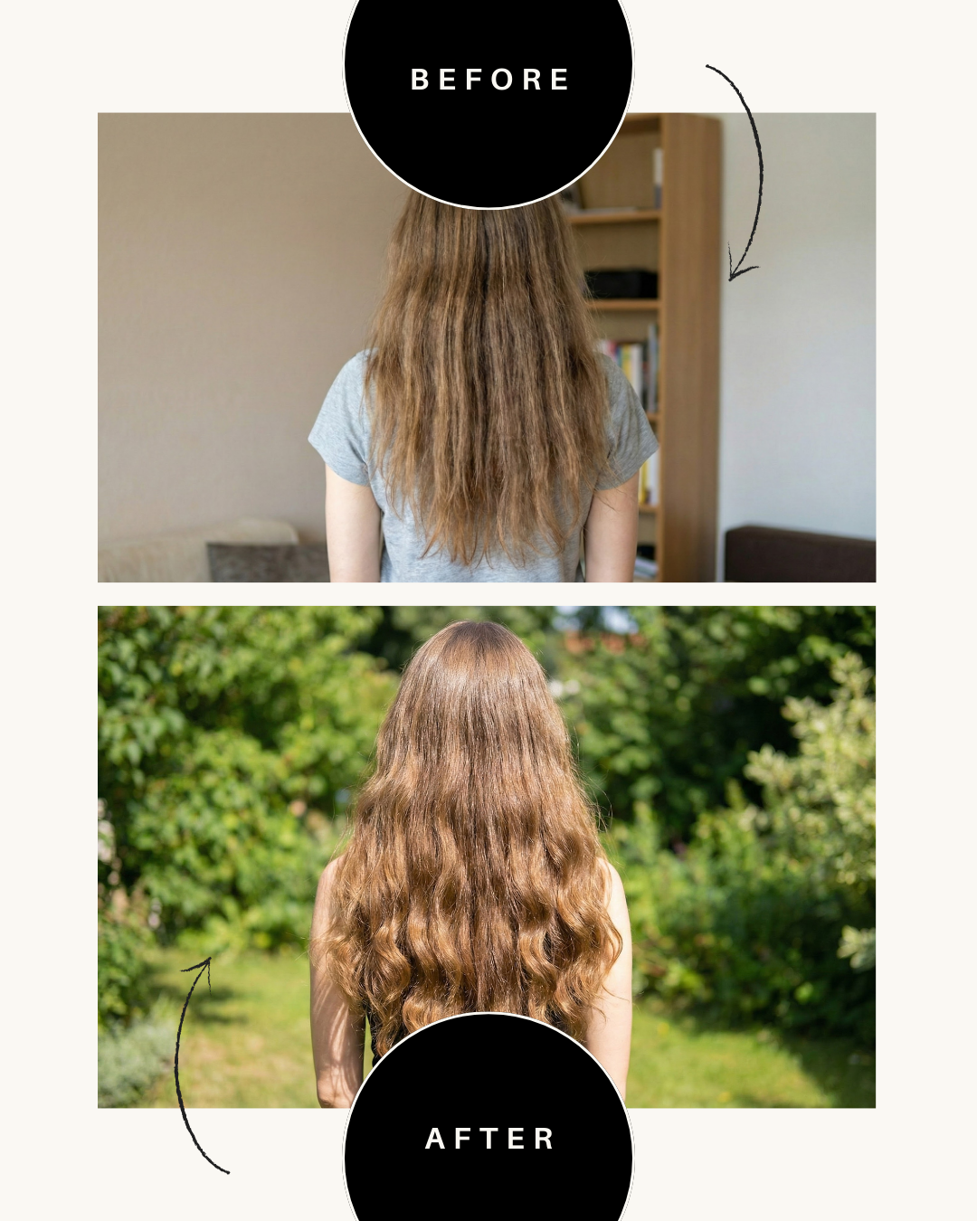 Hair & Beauty Hacks Facebook ad: Thick Hair Energy