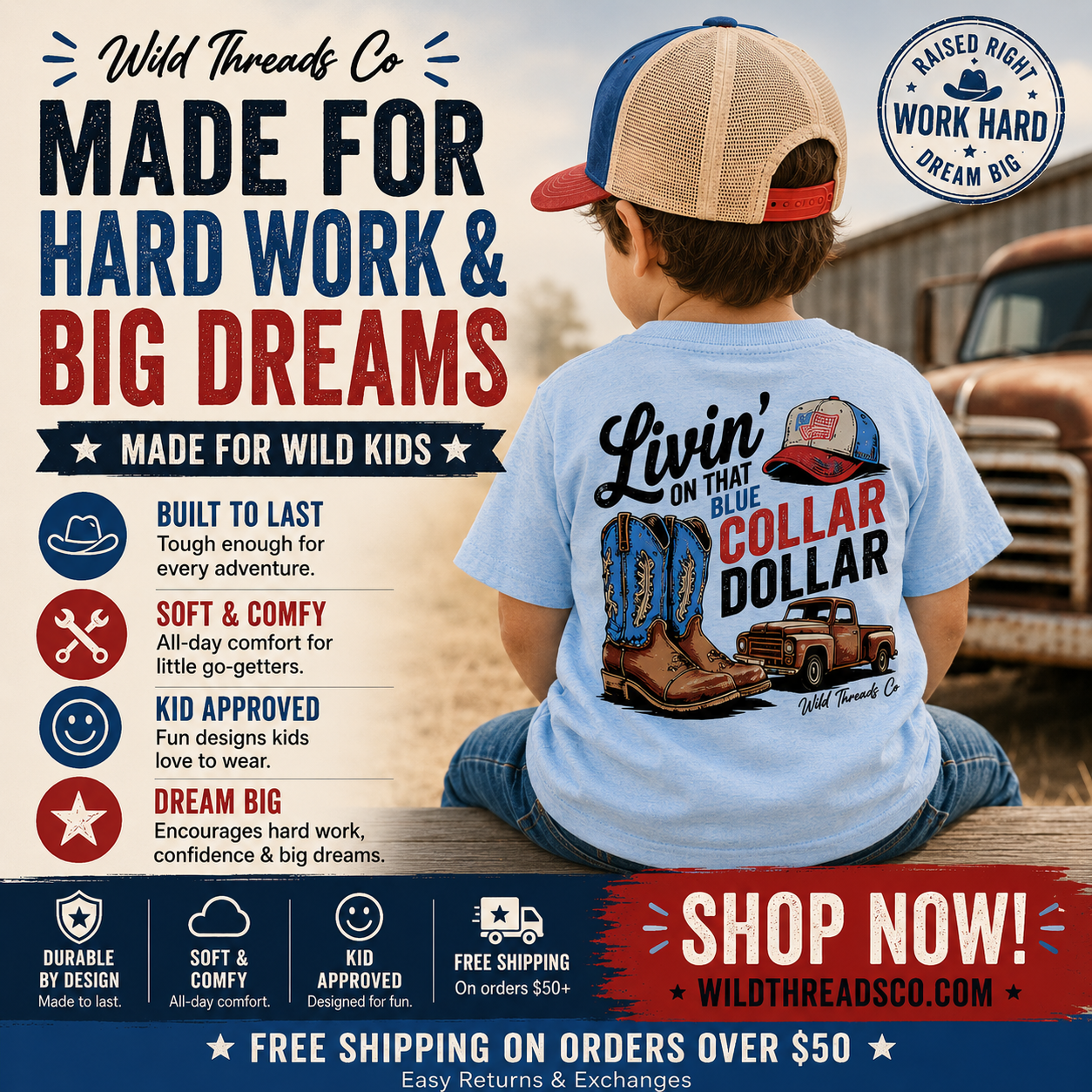 Wild Threads Co Facebook ad