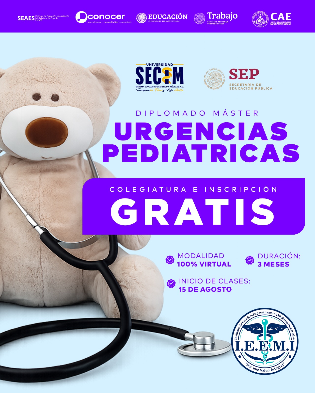 Instituto de Estudios Especializados en Medicina Integrativa Facebook ad: Inscríbete