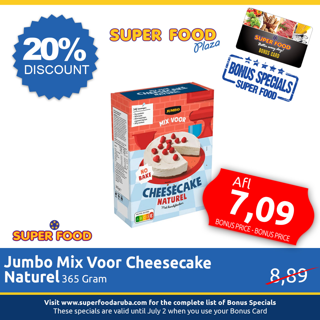 Super Food Plaza Aruba Facebook ad
