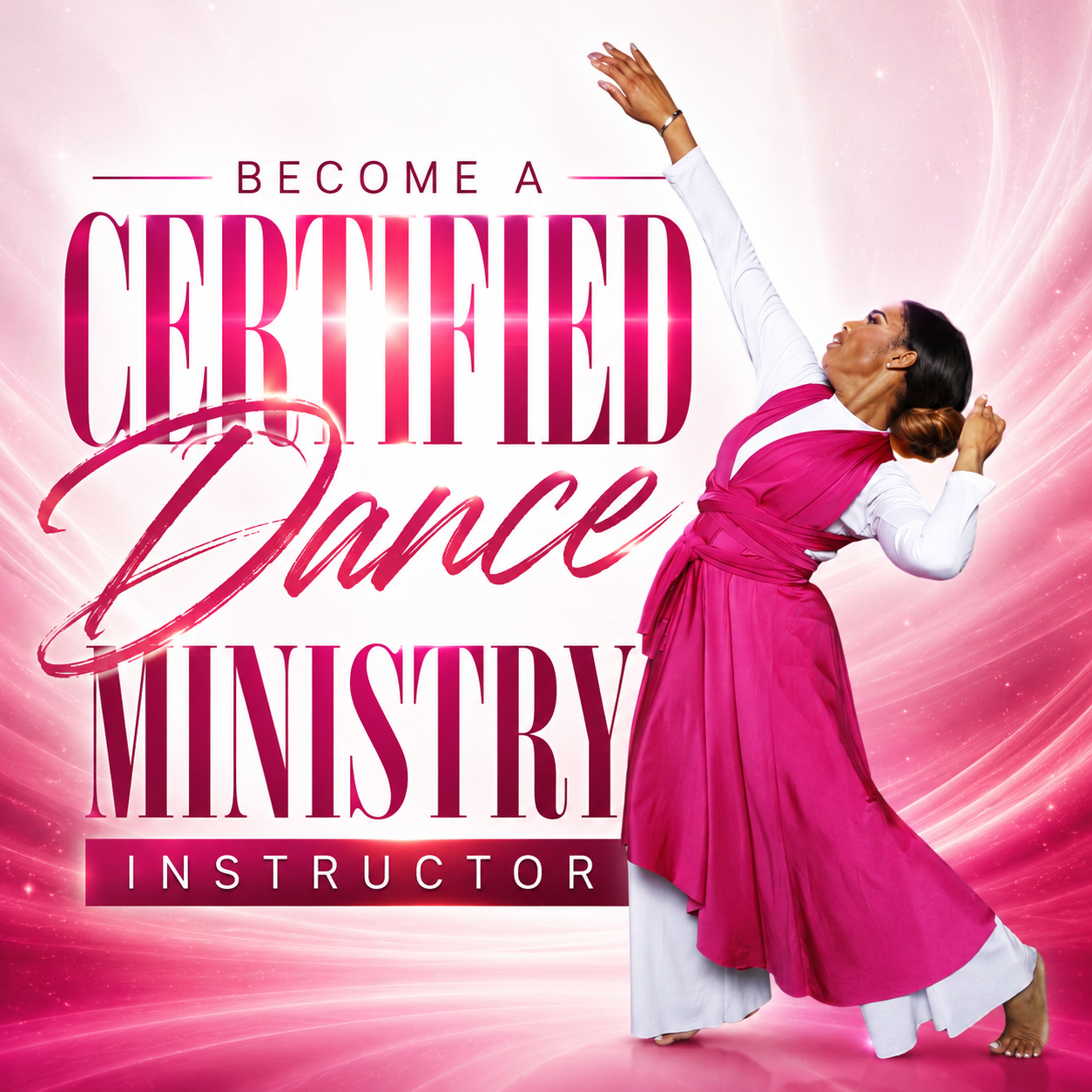 Yet Praise Dance Company Facebook ad: Become a Licensed Dance Minister Today!
