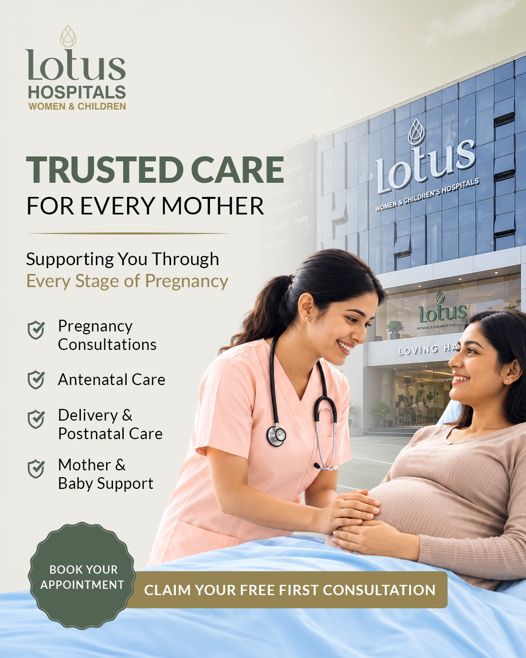 Lotus Hospitals Facebook ad