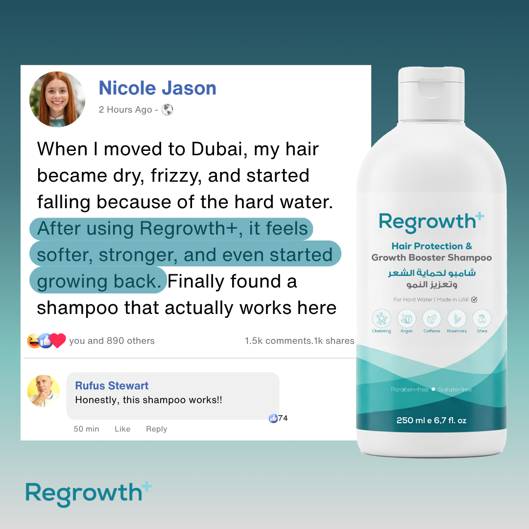 Regrowth+ Facebook ad