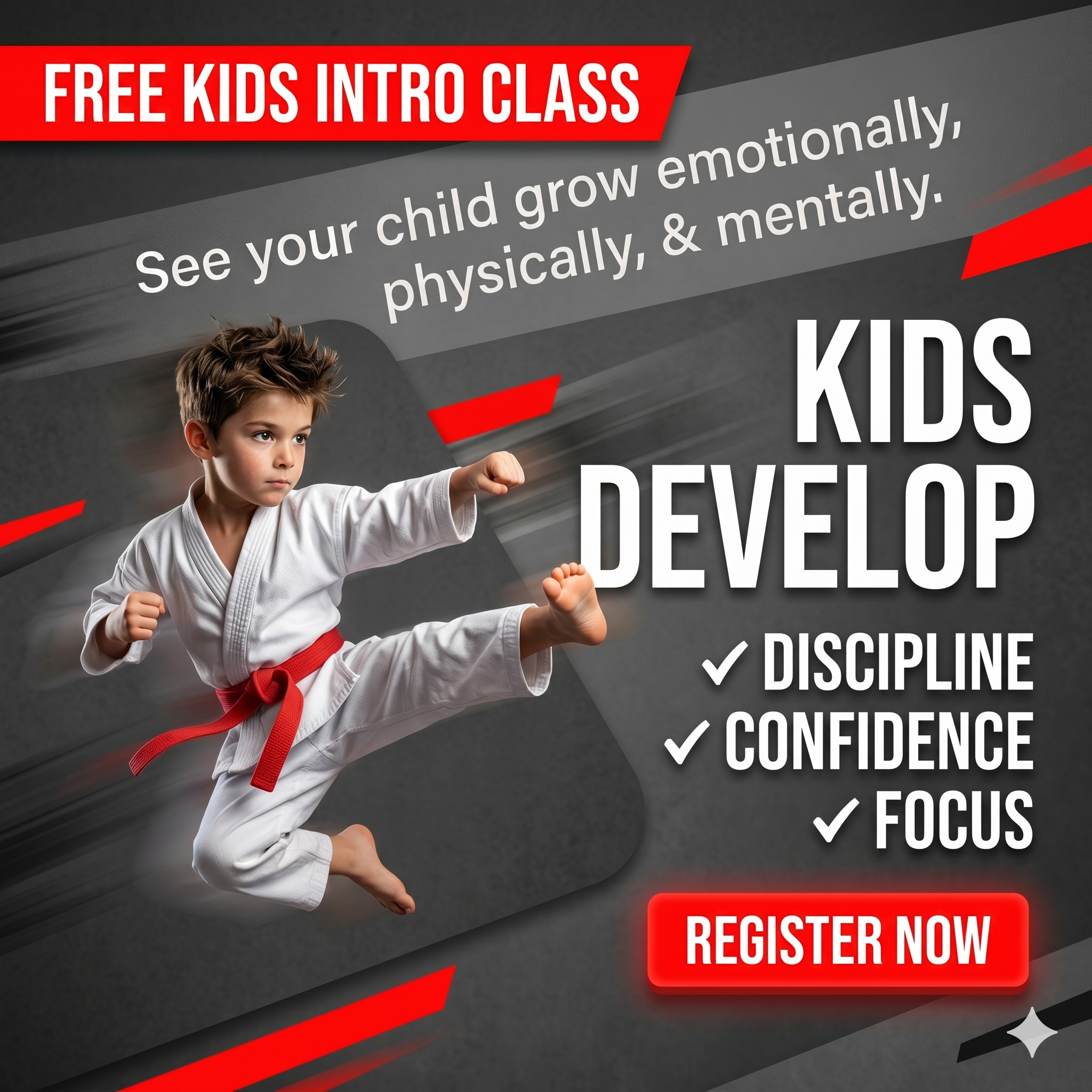 Champion Karate Center of Little River S.C. Facebook ad