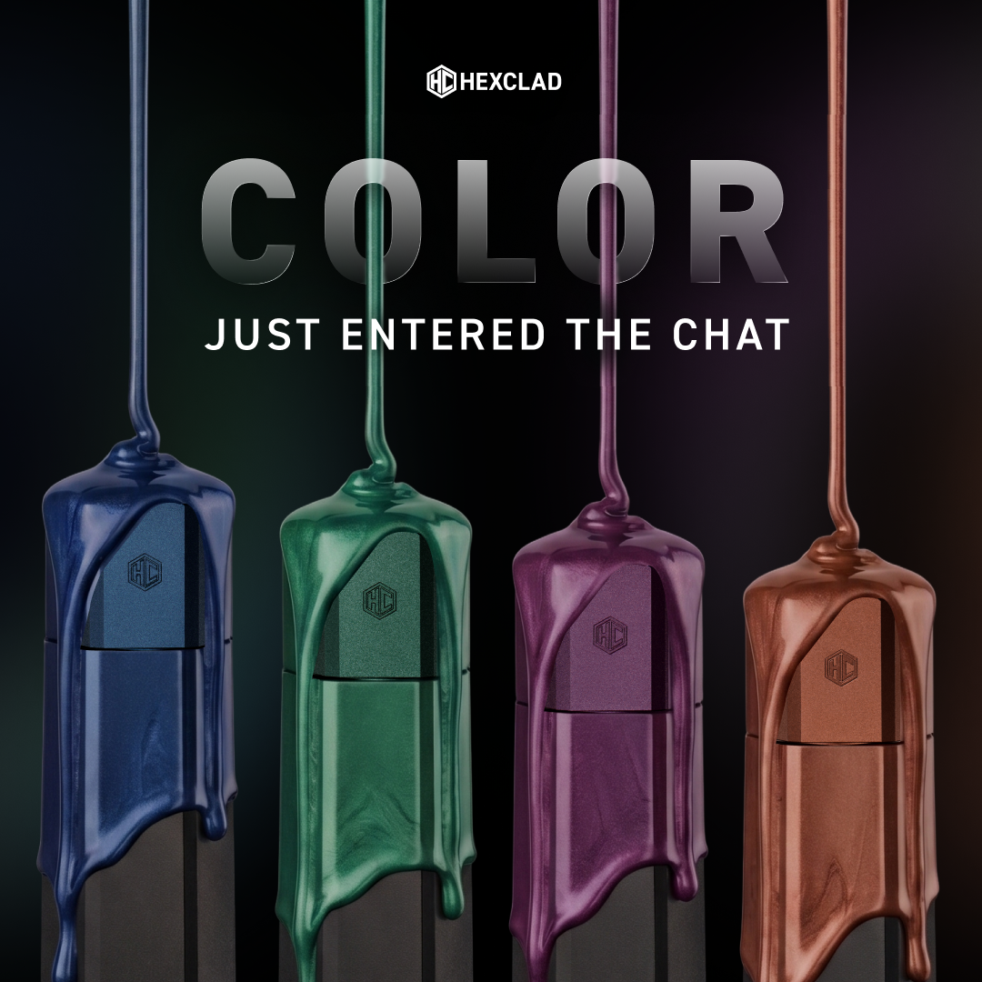 HexClad Facebook ad: The HexMill Pepper Grinder just got four limited-edition…