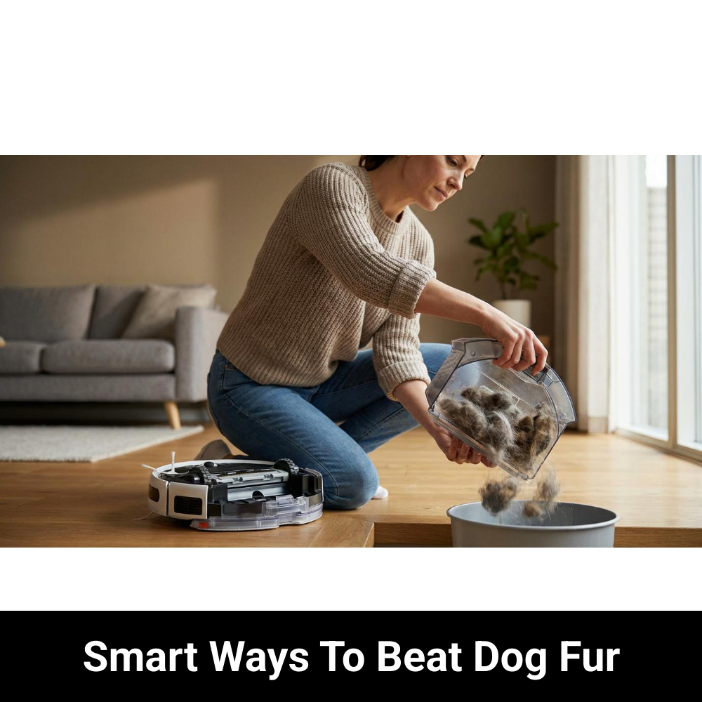 TopicAdvisor Picks Facebook ad: Best Robot Vacuums For Dog Hair.
