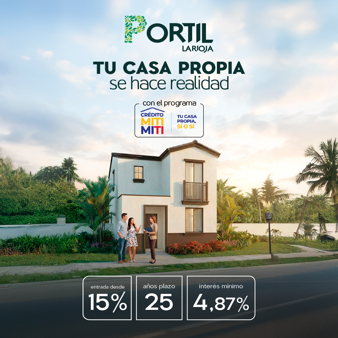 Urbanización La Rioja Facebook ad from Jul 1, 2026