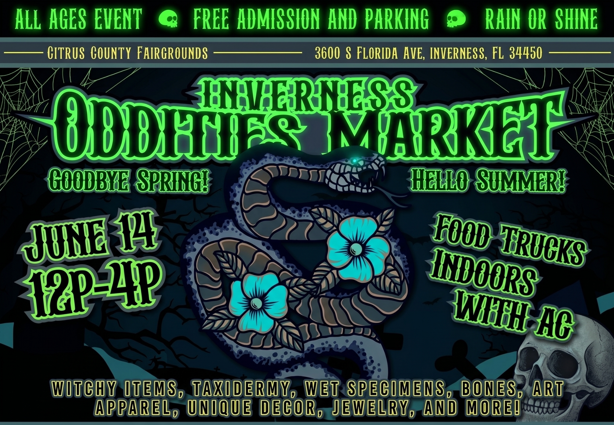 The Florida Oddities Market Facebook ad