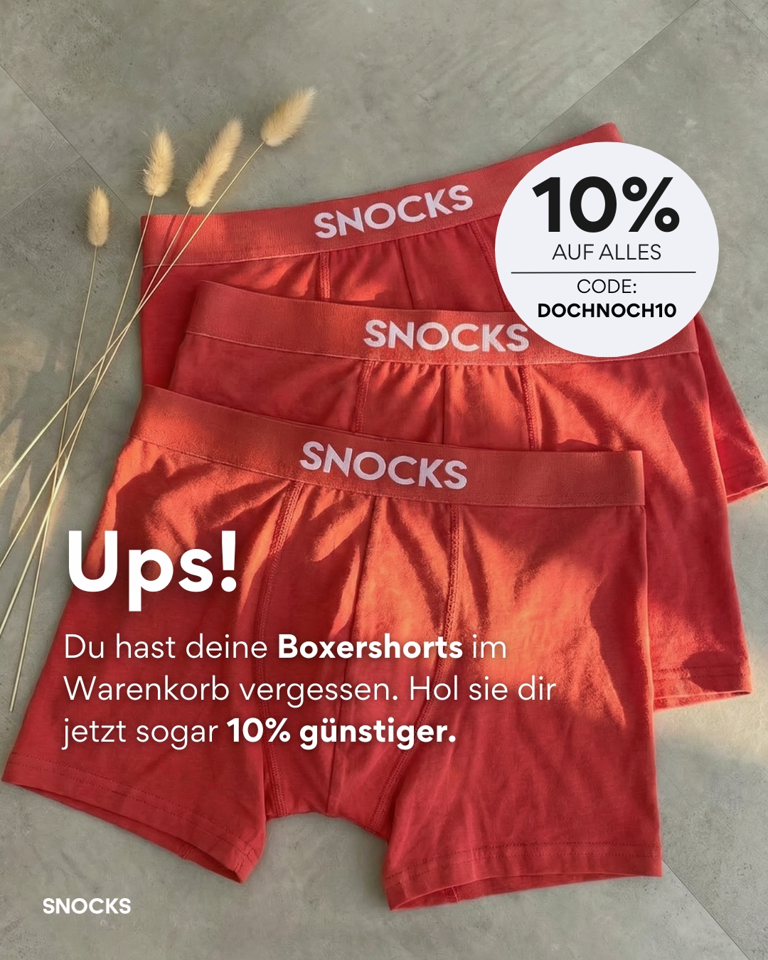 Snocks Facebook ad