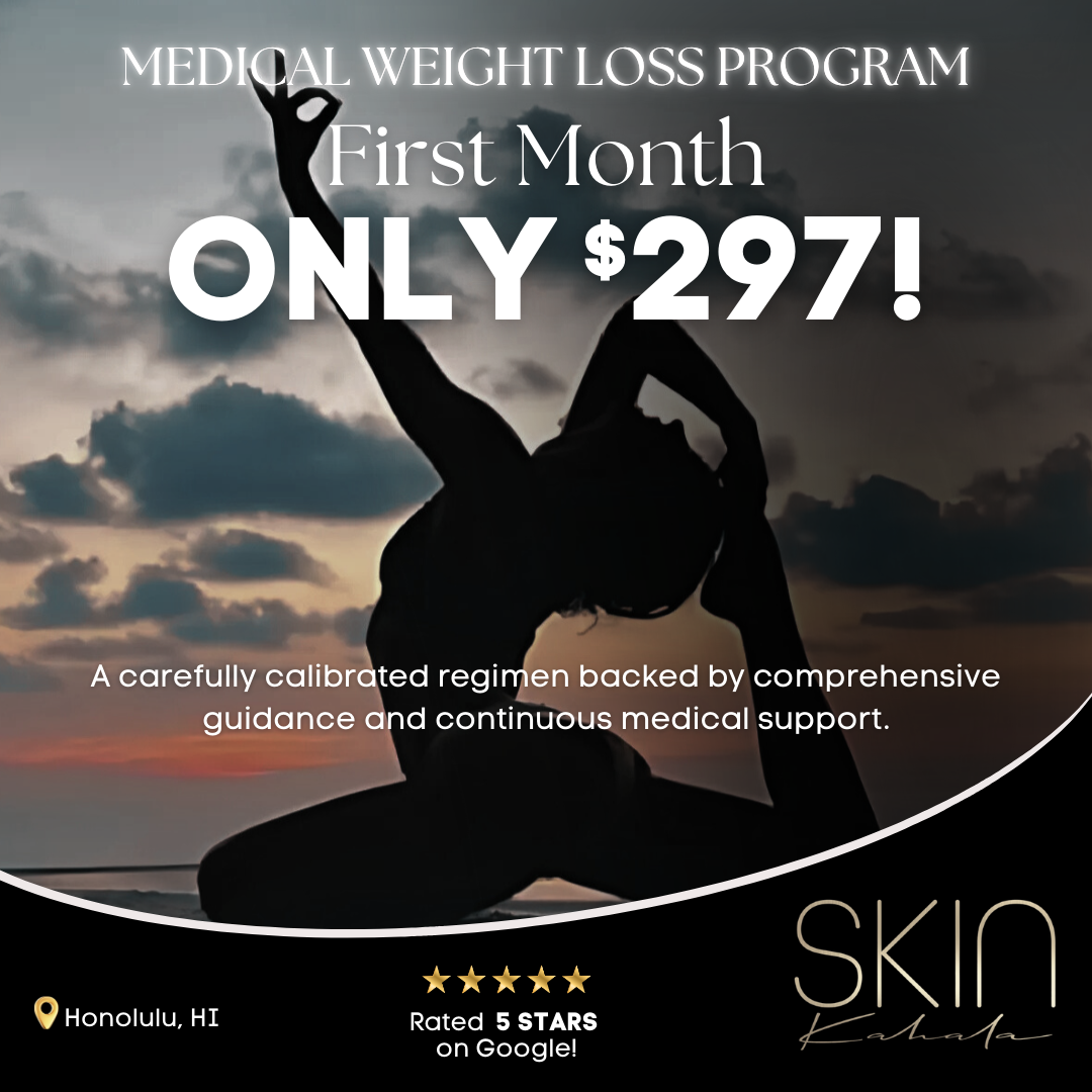 SKIN Kahala Facebook ad: First month ONLY $297!