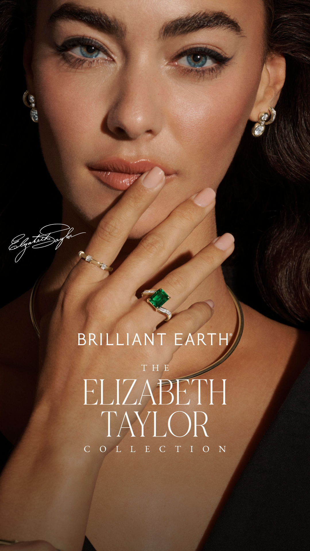Brilliant Earth Facebook ad: The Elizabeth Taylor Collection