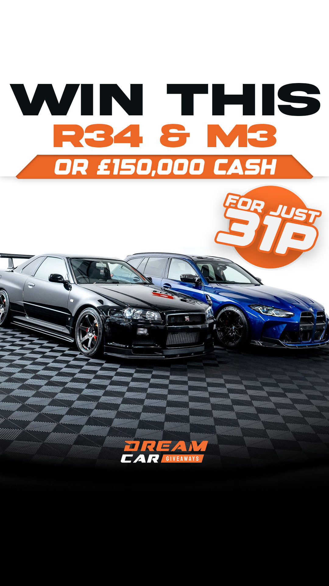 Dream Car Giveaways Facebook ad