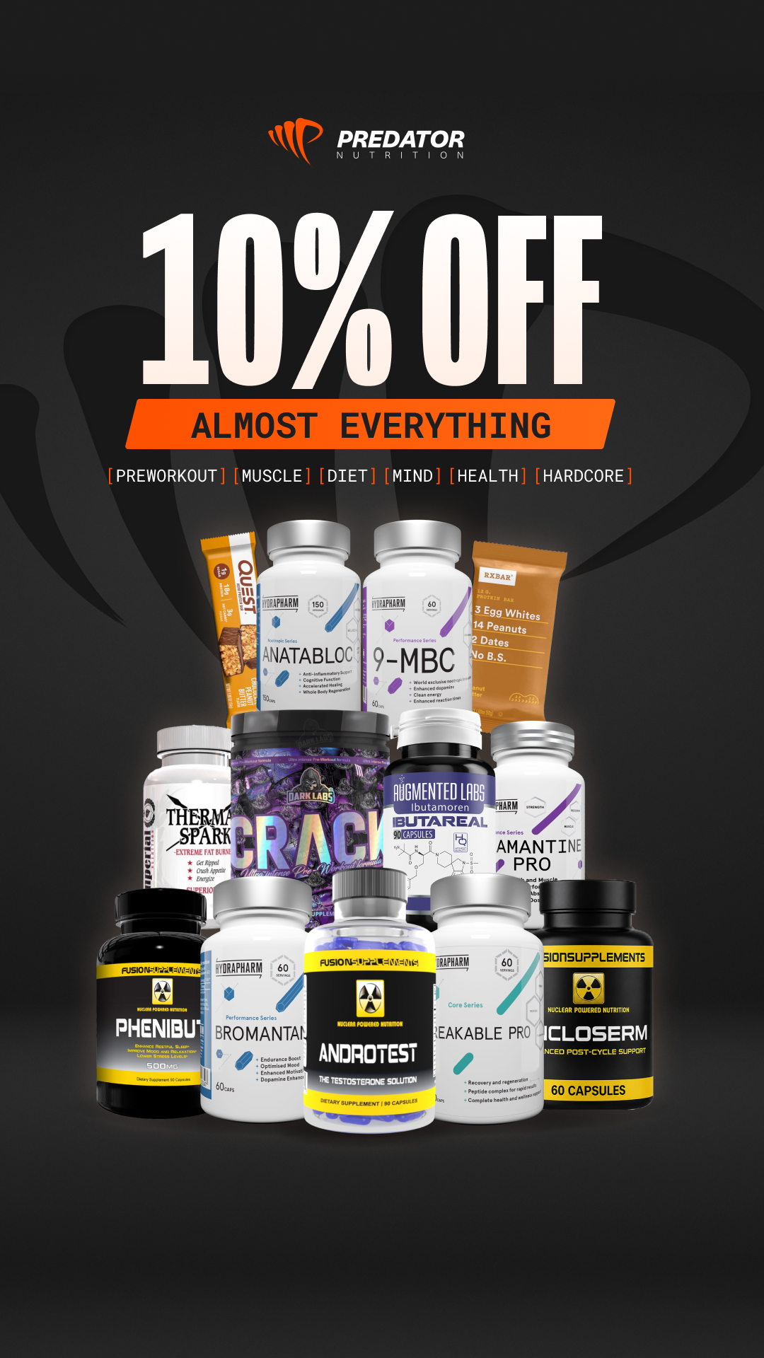 PredatorNutrition Facebook ad from Jun 5, 2026