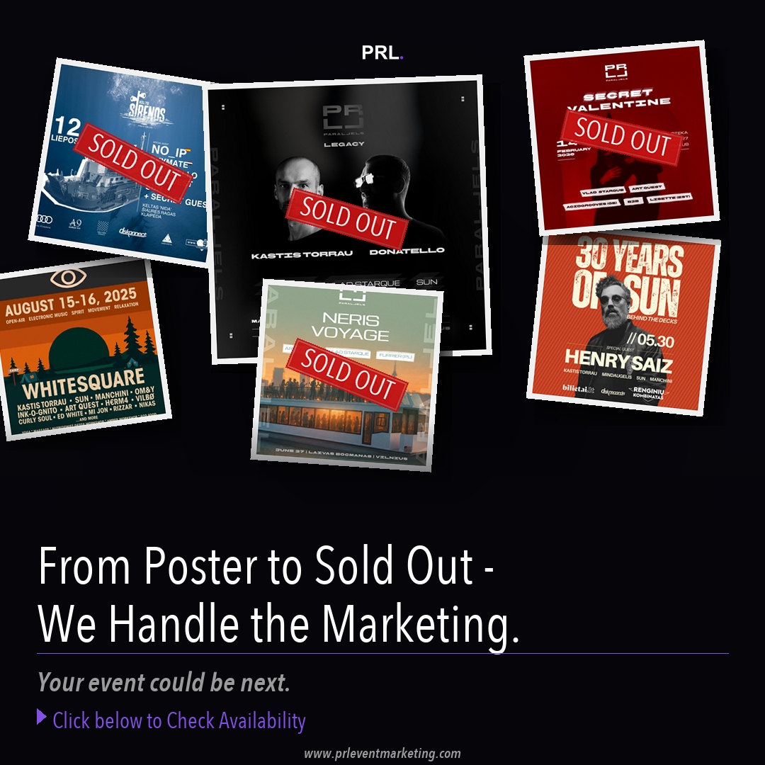 PRL Event Marketing Facebook ad: We Turn Music Fans Into Ticket Buyers