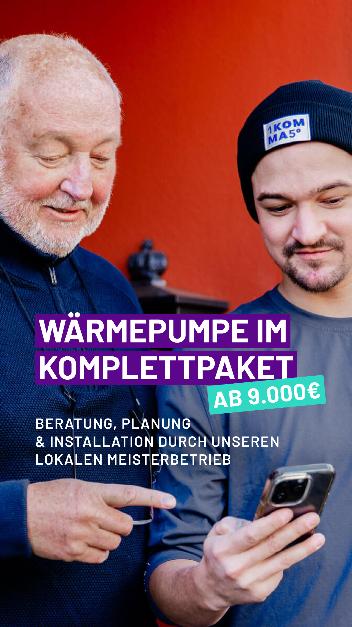 1KOMMA5GRAD Facebook ad