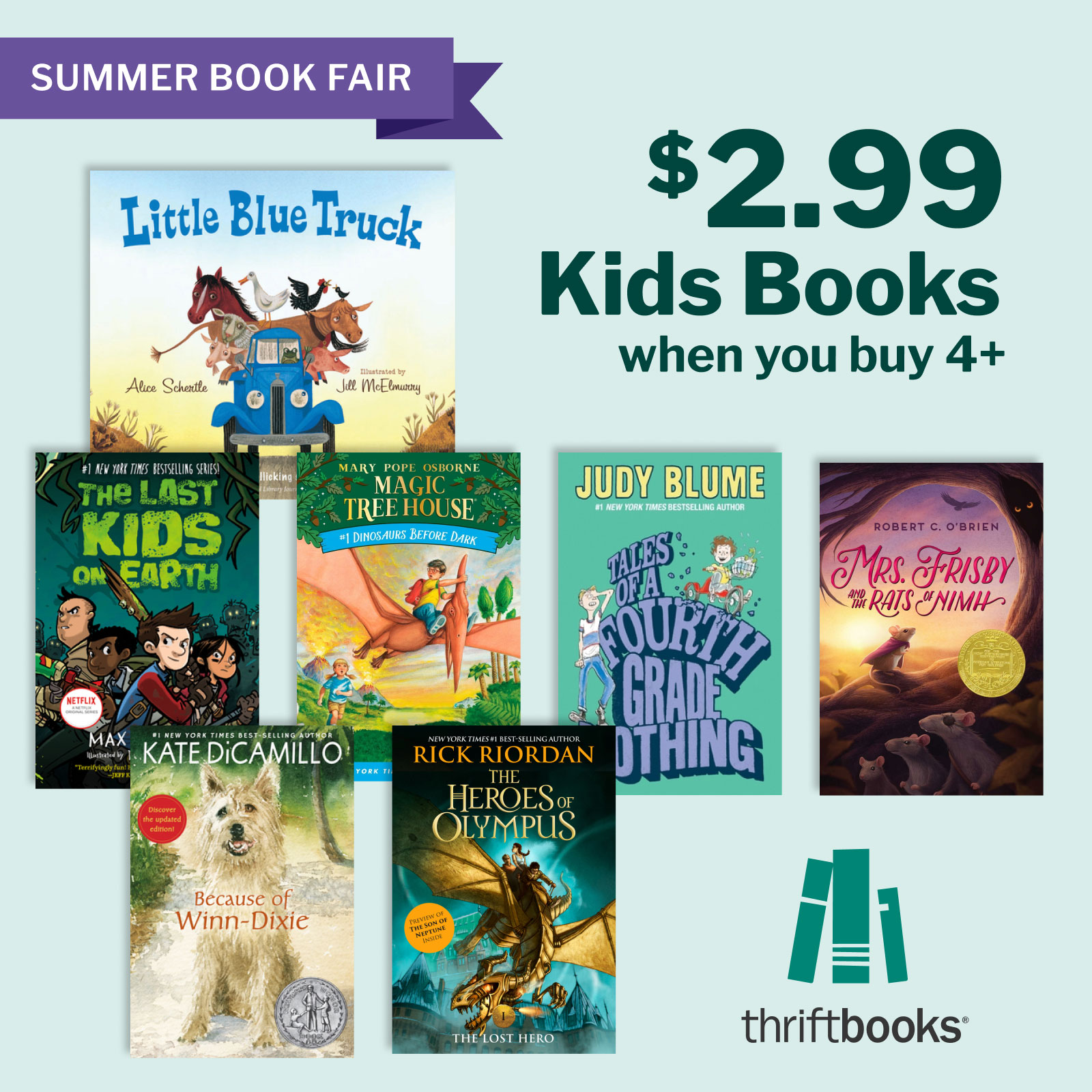 ThriftBooks Facebook ad