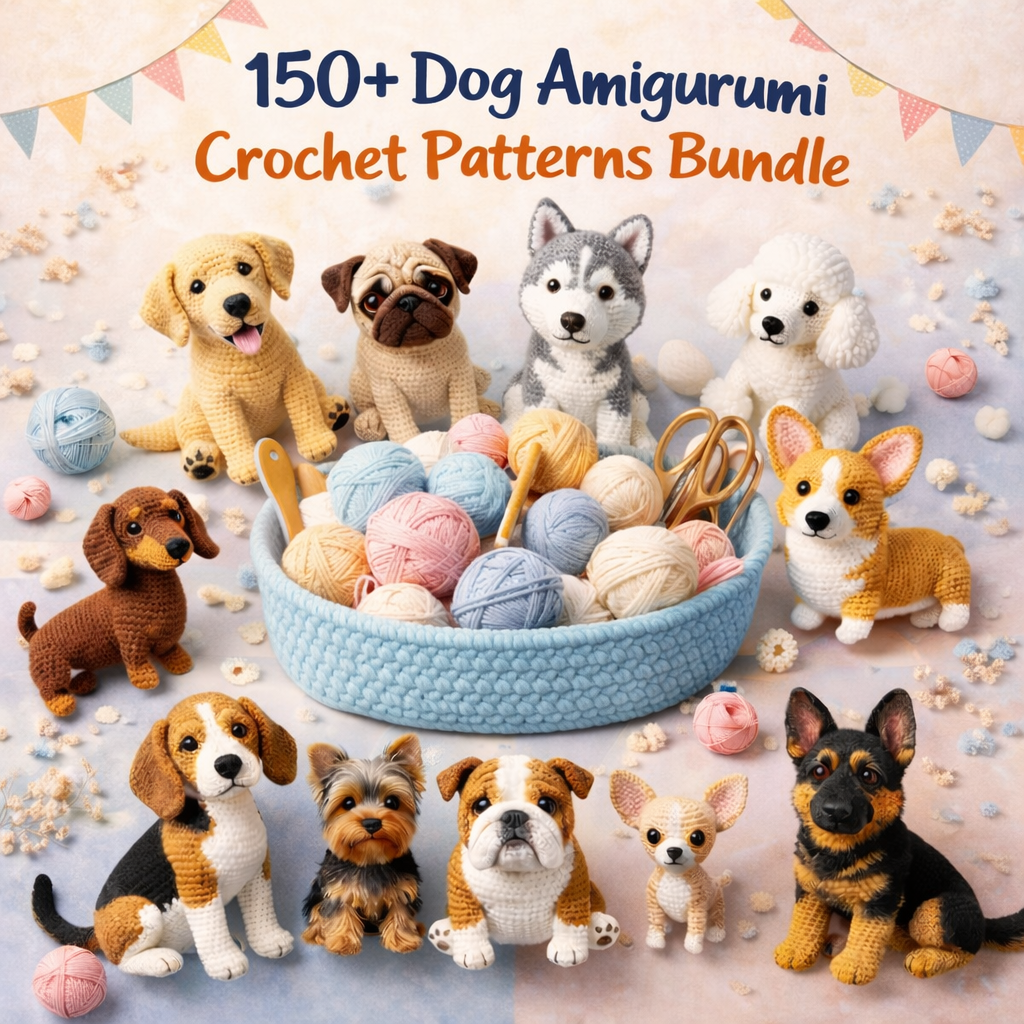Deal For Me Facebook ad: The Ultimate Dog Lover’s Library: 150+ Crochet Patterns in…
