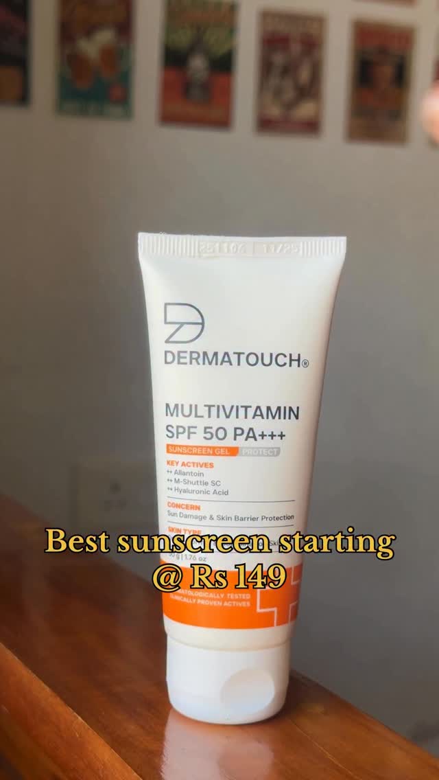 Dermatouch Facebook ad: If your sunscreen feels heavy or causes breakouts…