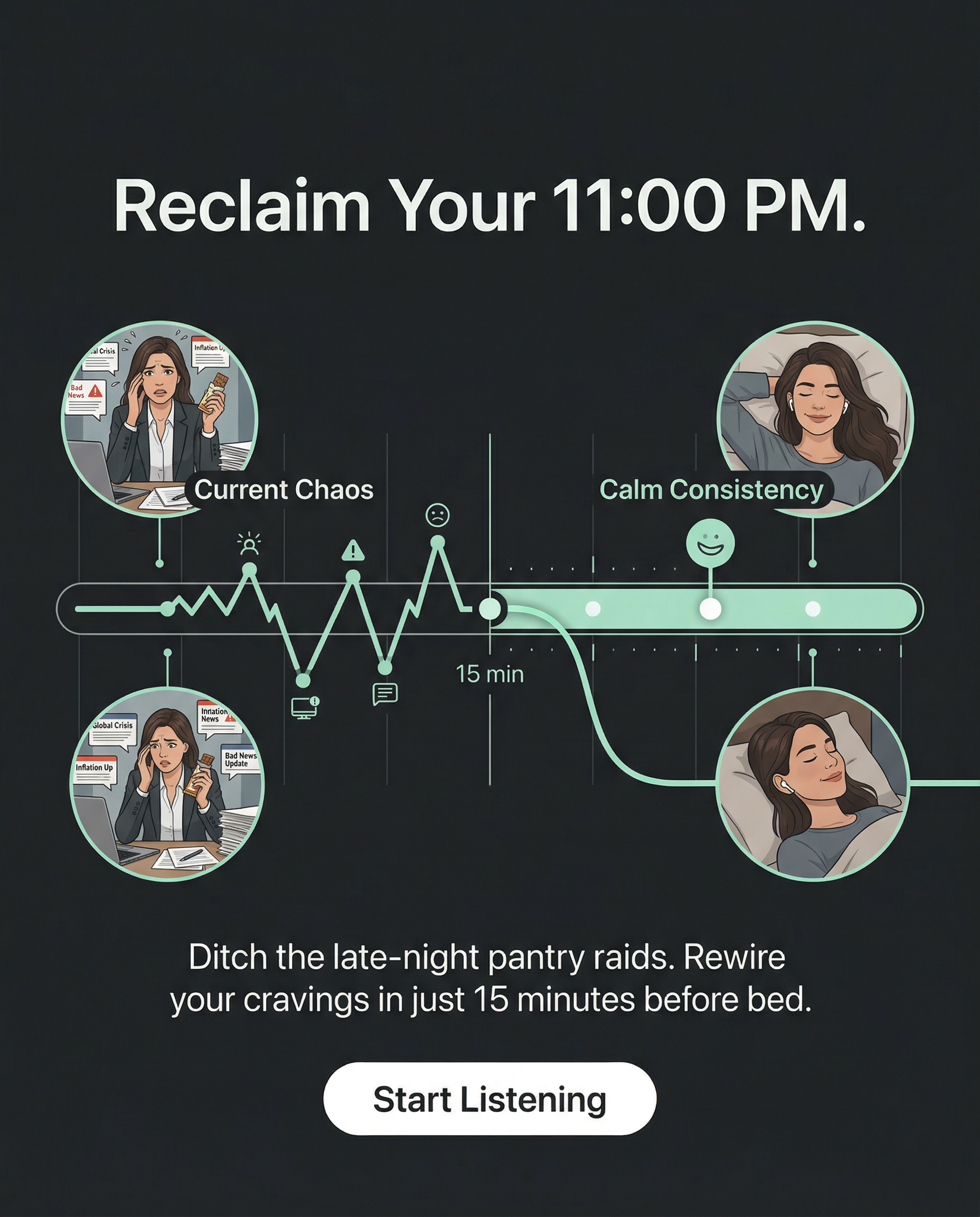 Kure for Hypnotherapy Facebook ad