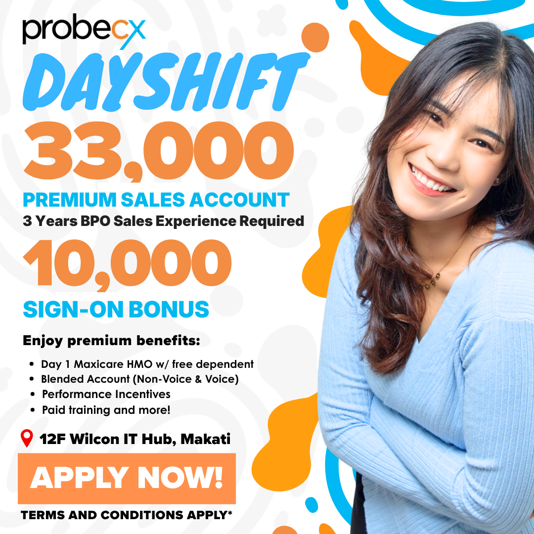 Probe CX Philippines Facebook ad