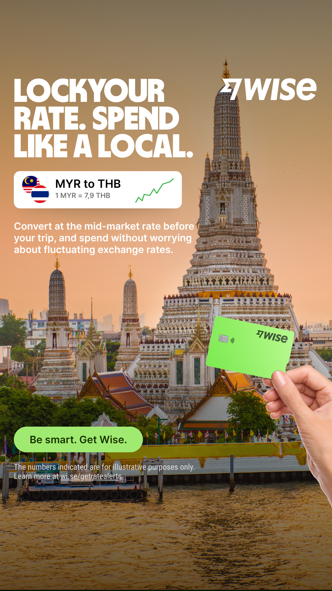 Wise Facebook ad