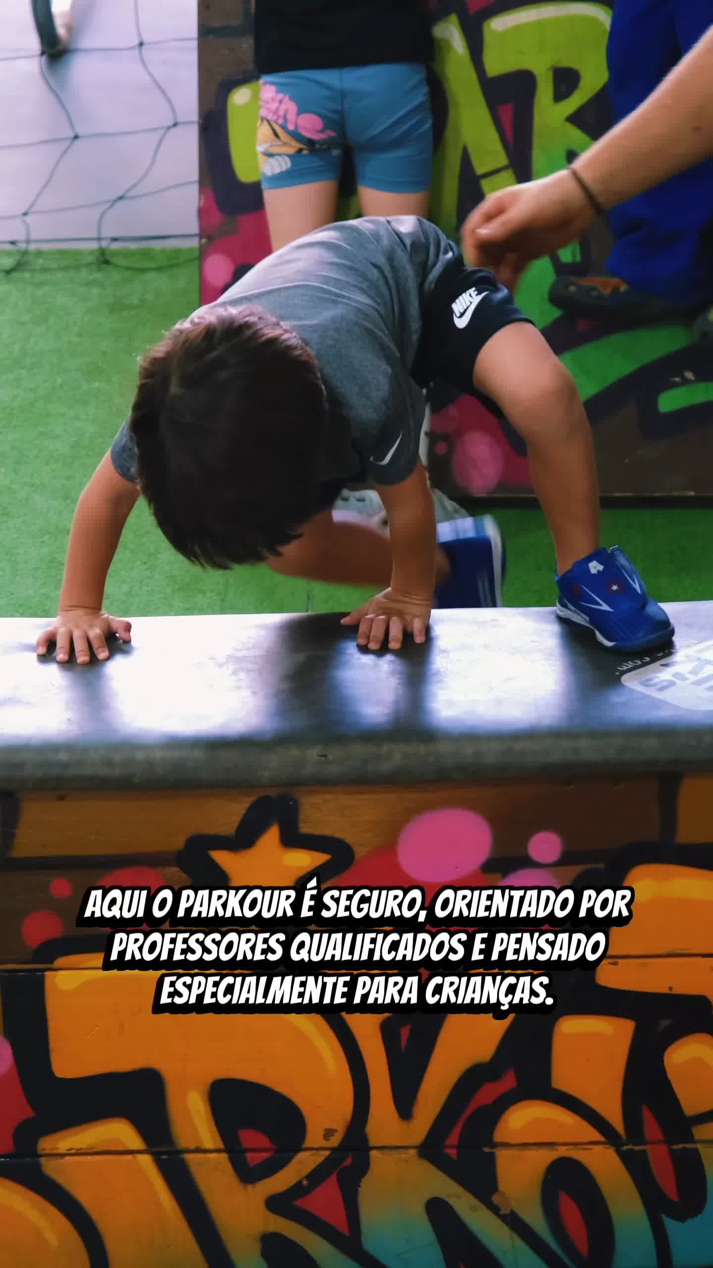 Parkour Campinas Facebook ad: Seu filho com energia de sobra?