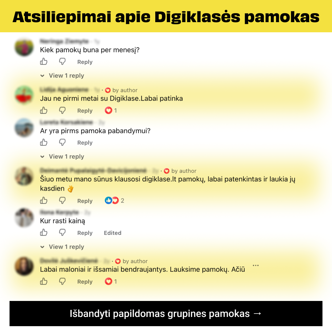 Digiklasė - by Memby Facebook ad