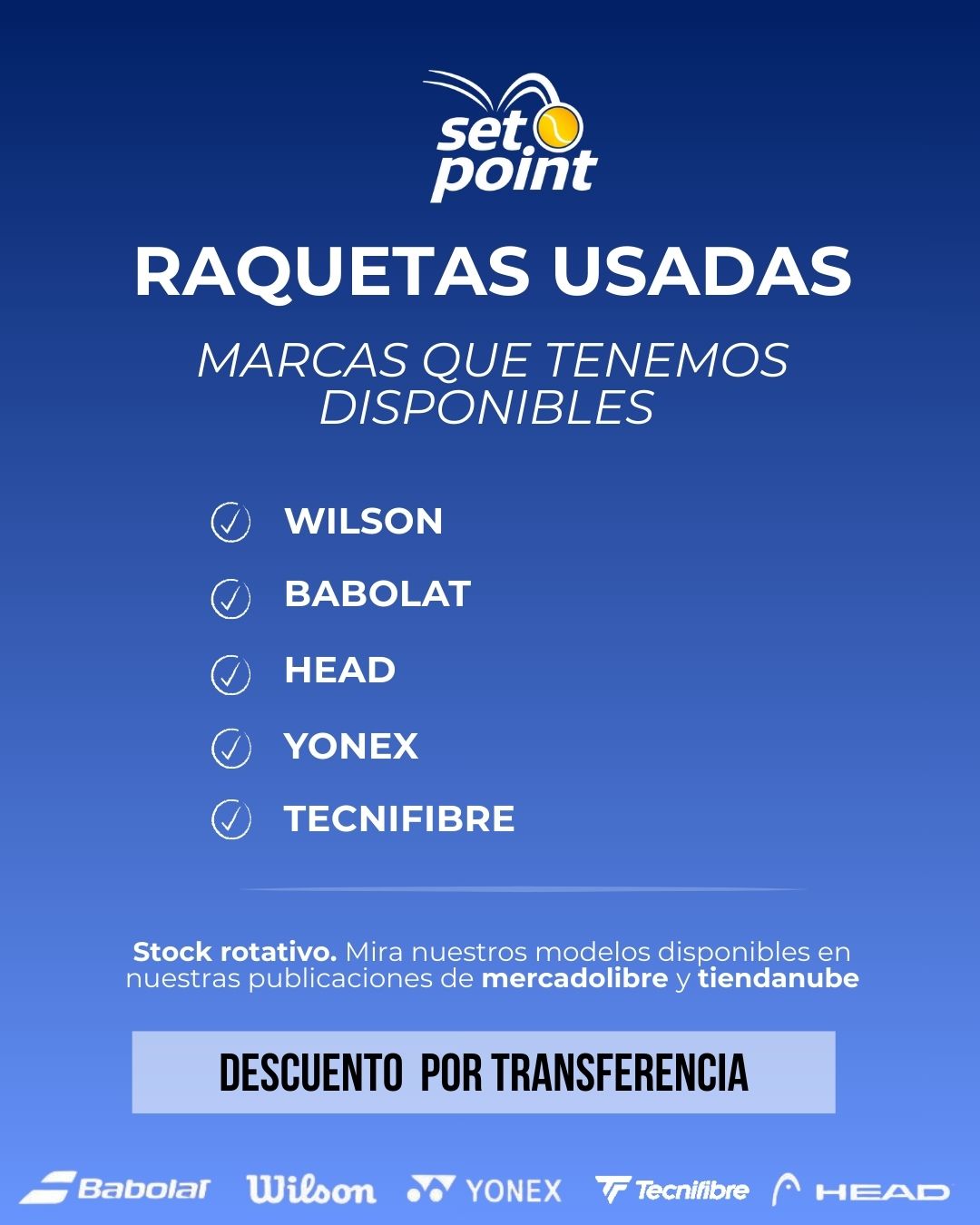 setpointtenis.ok Facebook ad: Elegir una buena raqueta usada es una decisión…