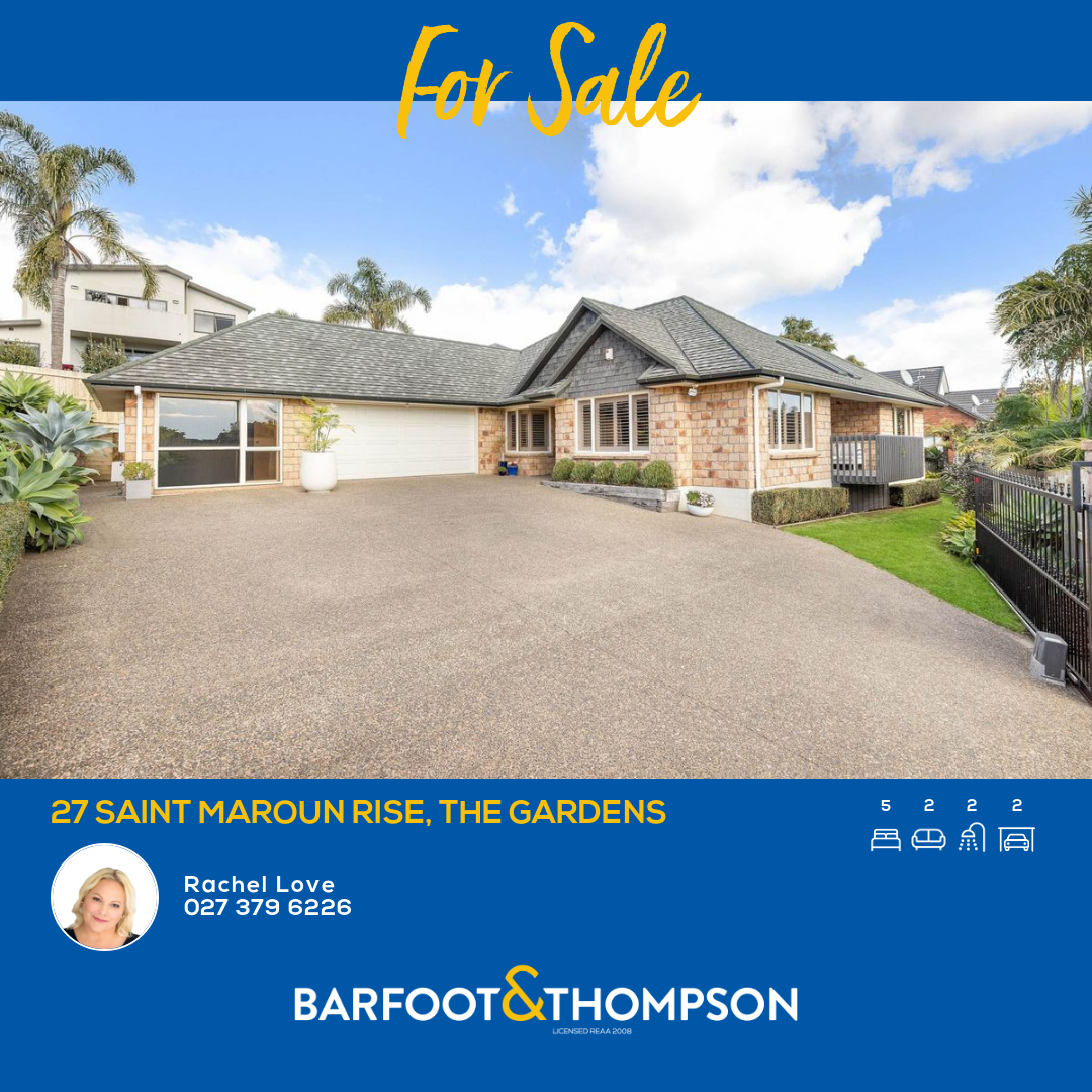 Barfoot and Thompson Papakura Facebook ad: 27 Saint Maroun Rise, The Gardens
